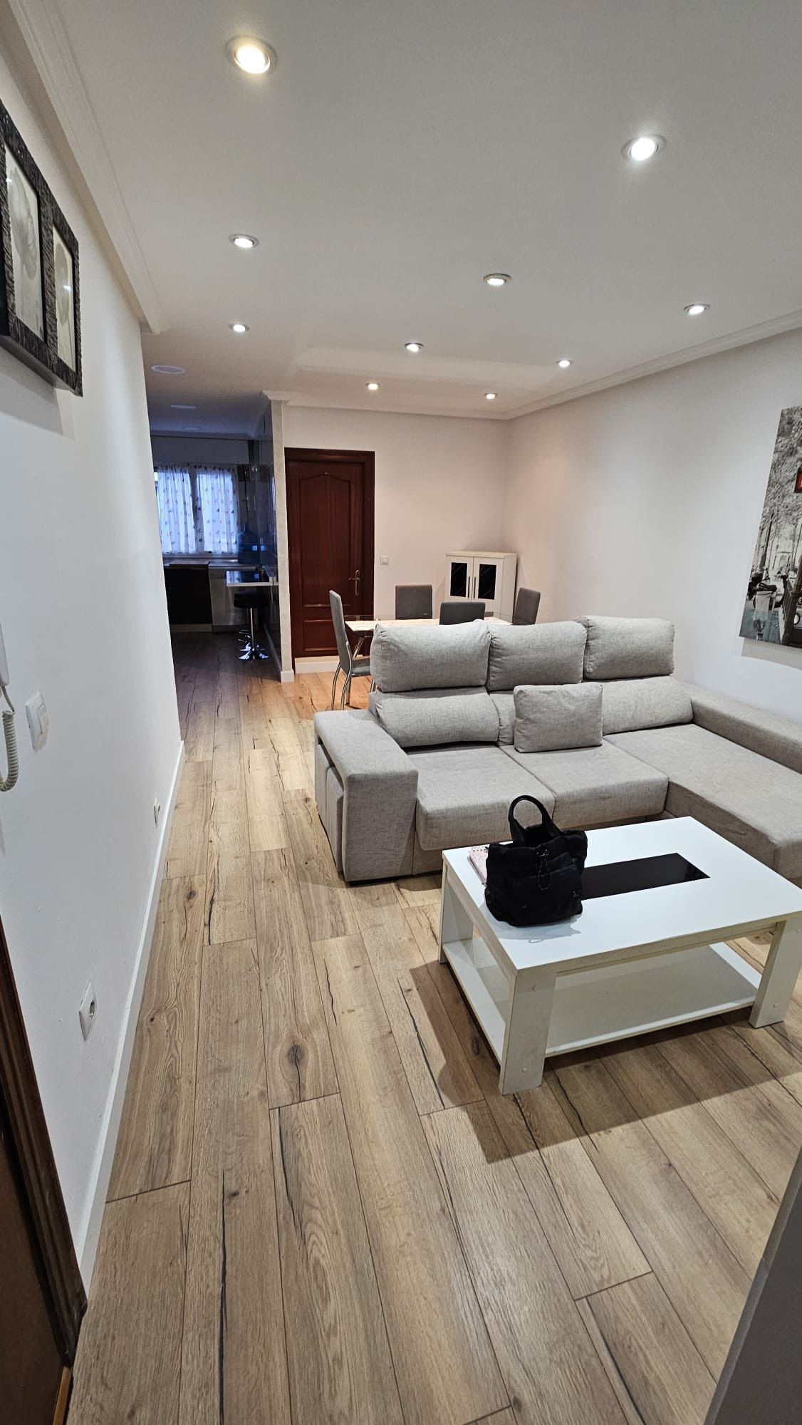 Sala de estar de Apartamento de alquiler en Gijón  con Calefacción y Amueblado