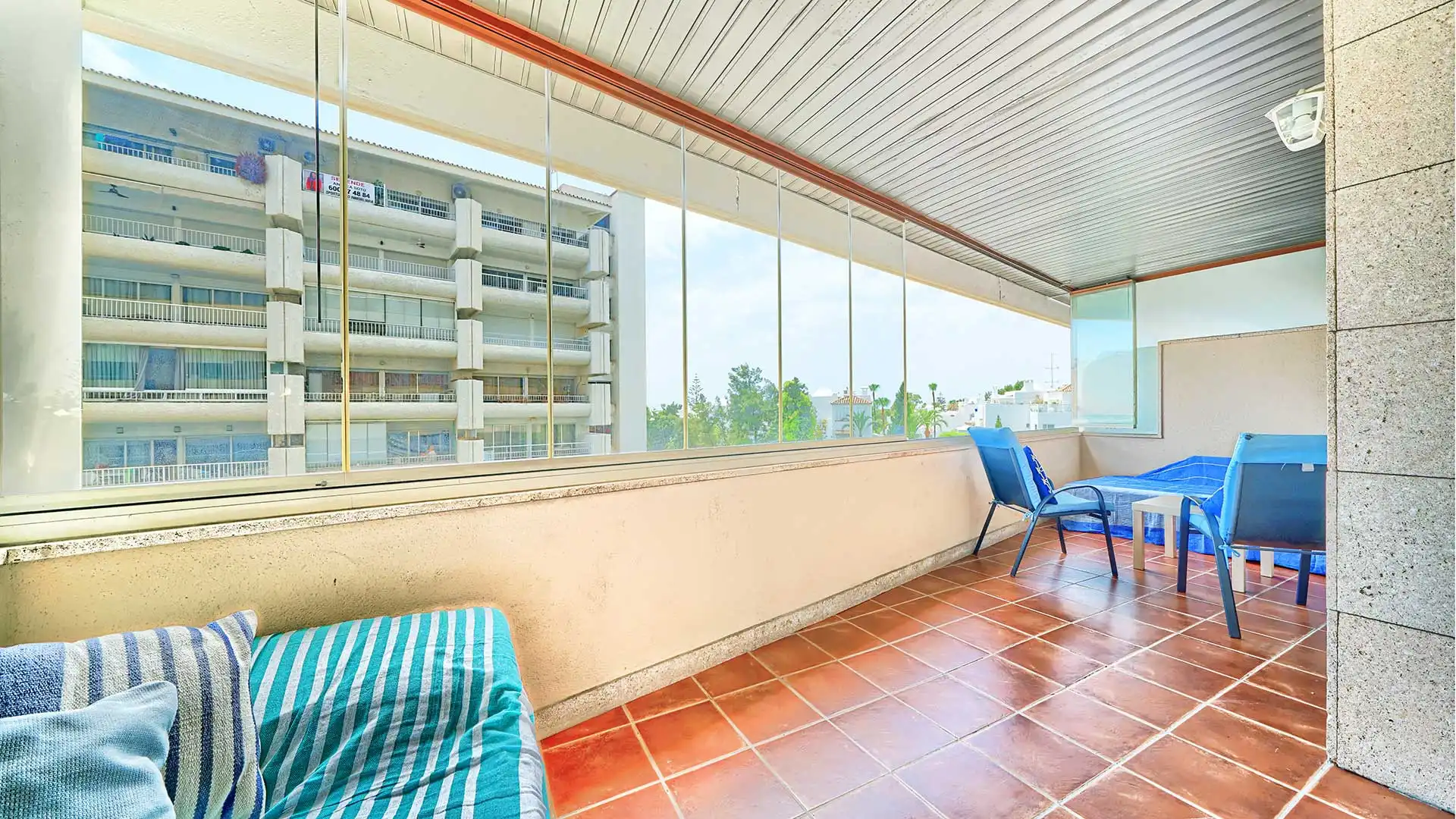 Terrassa de Apartament en venda en Marbella amb Aire condicionat, Terrassa i Piscina