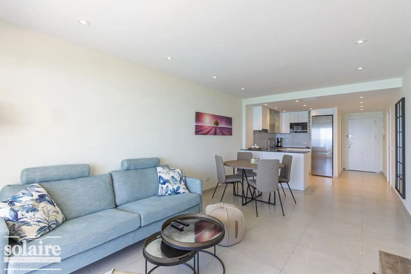Sala d'estar de Apartament de lloguer en Altea amb Aire condicionat, Calefacció i Terrassa