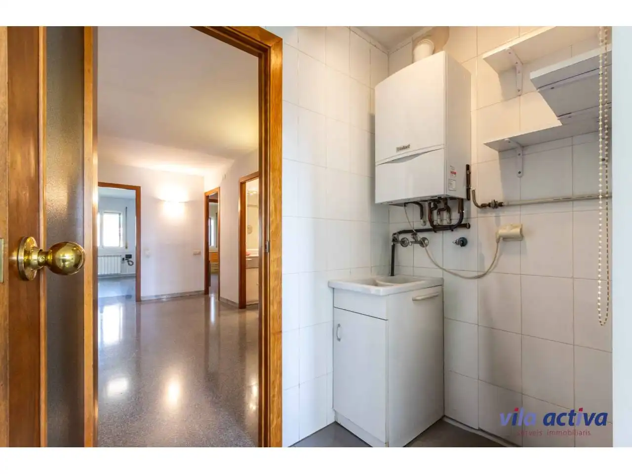 Cocina de Dúplex en venta en Terrassa con Aire acondicionado, Calefacción y Terraza