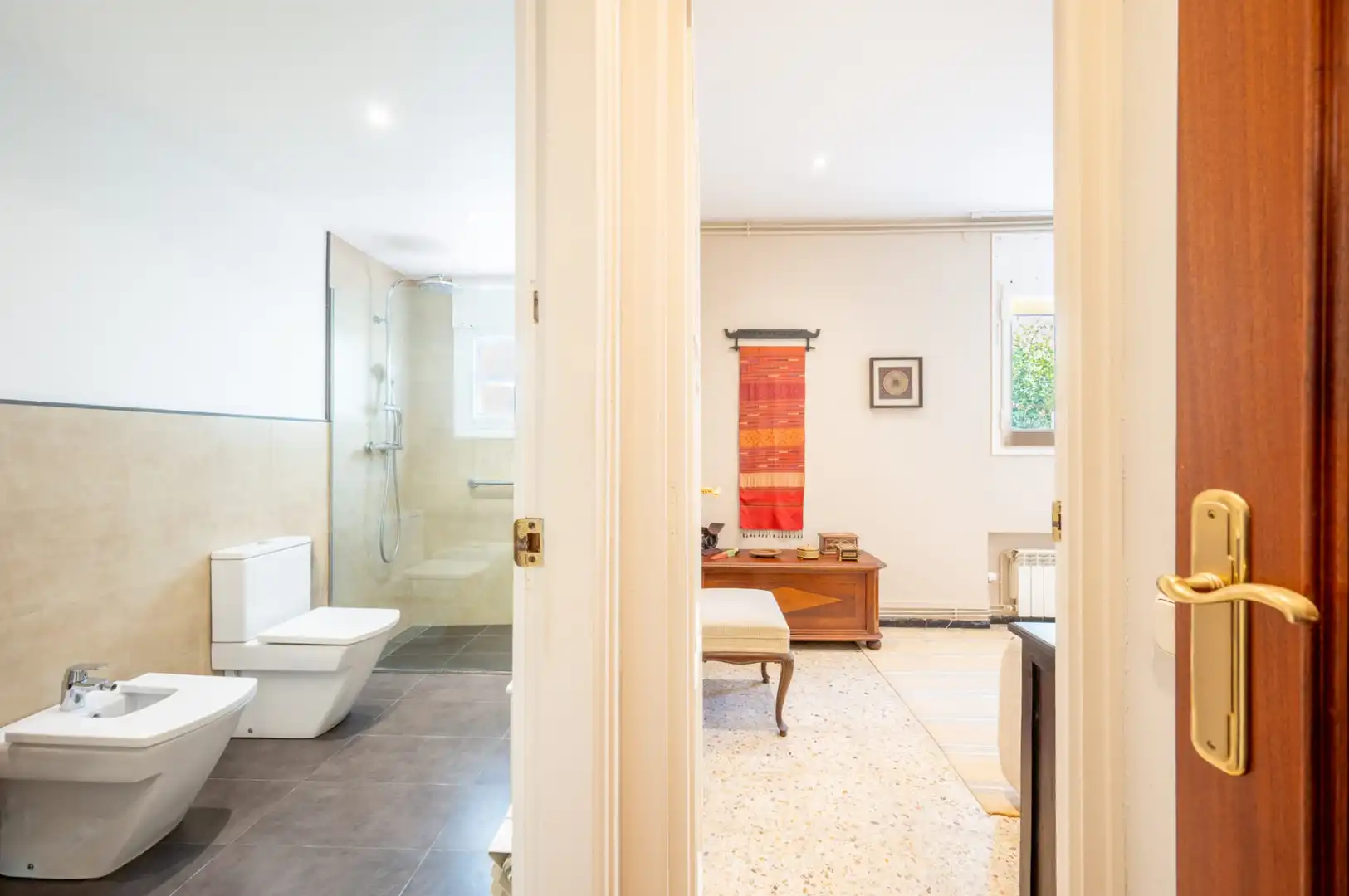 Baño de Casa o chalet en venta en Mataró con Calefacción, Jardín privado y Terraza