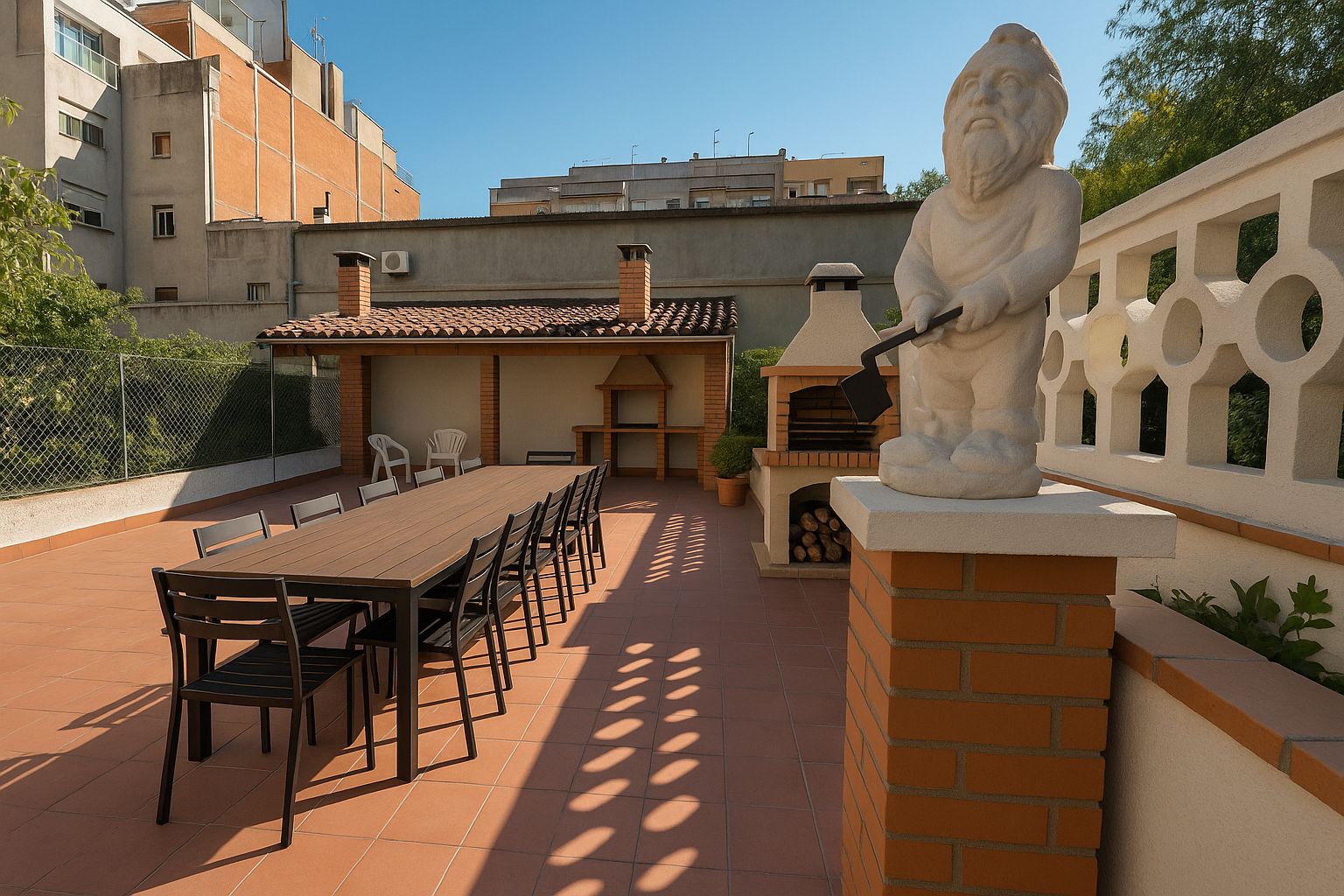 Terrassa de Casa o xalet en venda en Mollet del Vallès amb Calefacció, Traster i Moblat