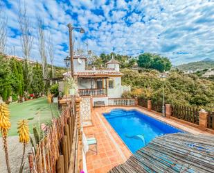 Jardí de Casa o xalet de lloguer en Frigiliana amb Aire condicionat, Terrassa i Piscina