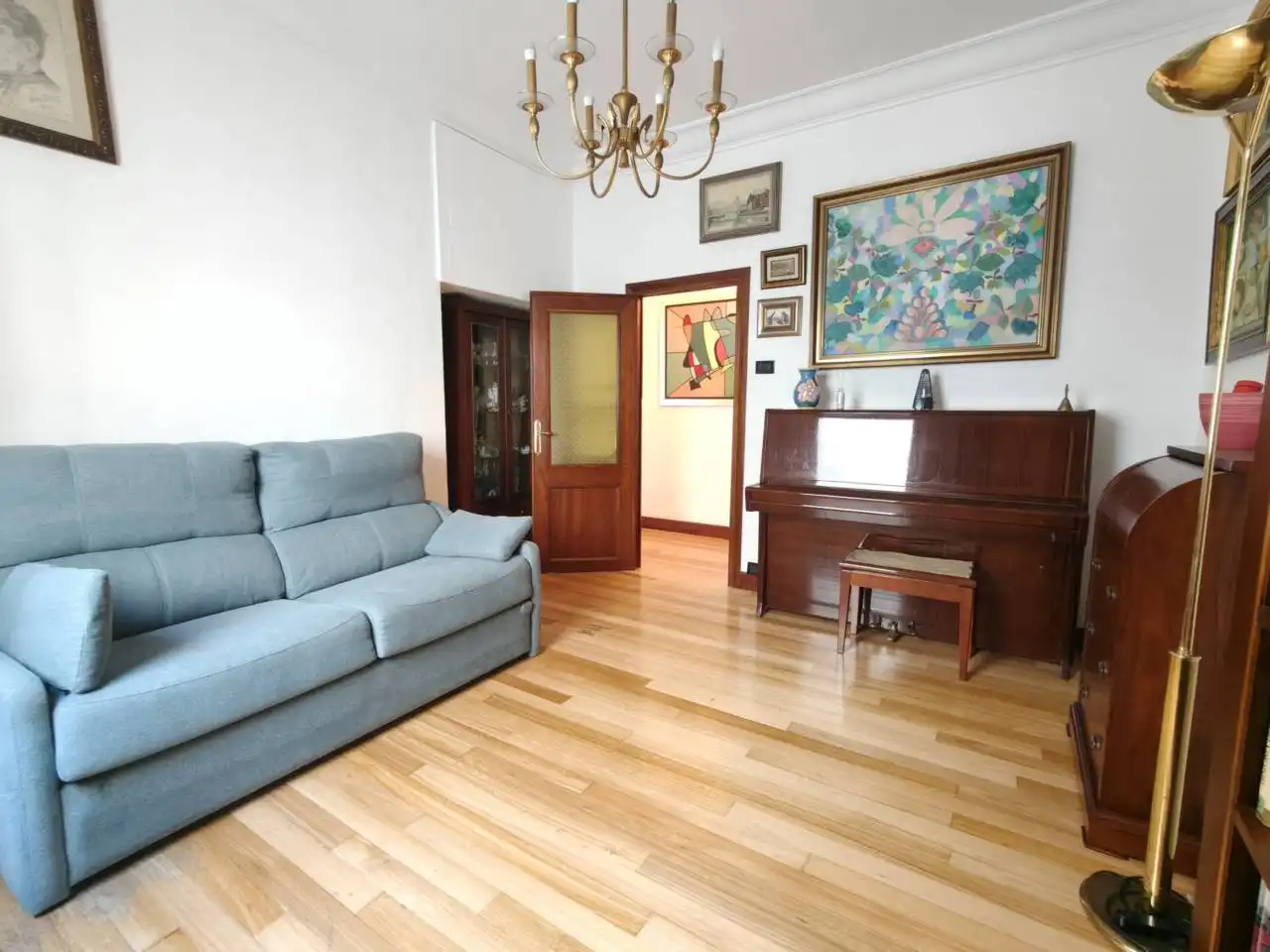 Sala de estar de Piso en venta en Indautxu