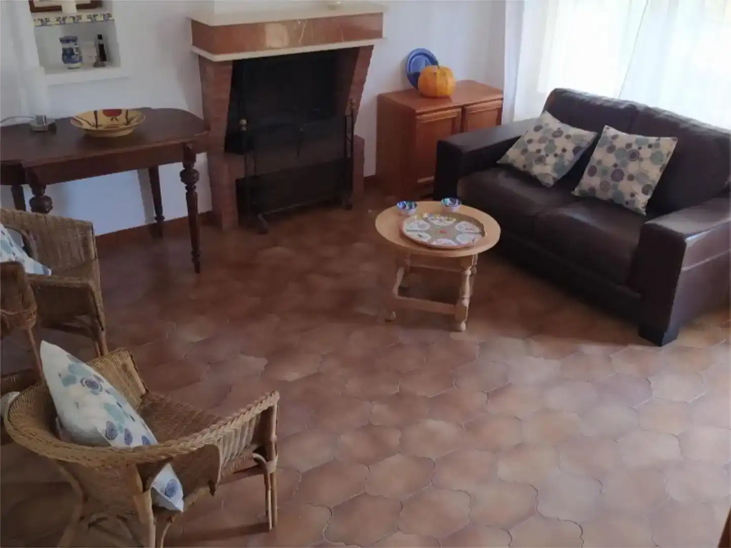 Sala de estar de Casa o chalet en venta en Ayamonte con Jardín privado, Piscina y Amueblado