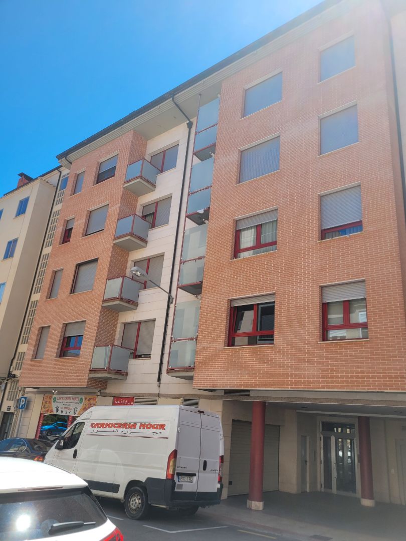 Exterior view of Flat for sale in Soria Capital   with Heating, Parquet flooring and Furnished