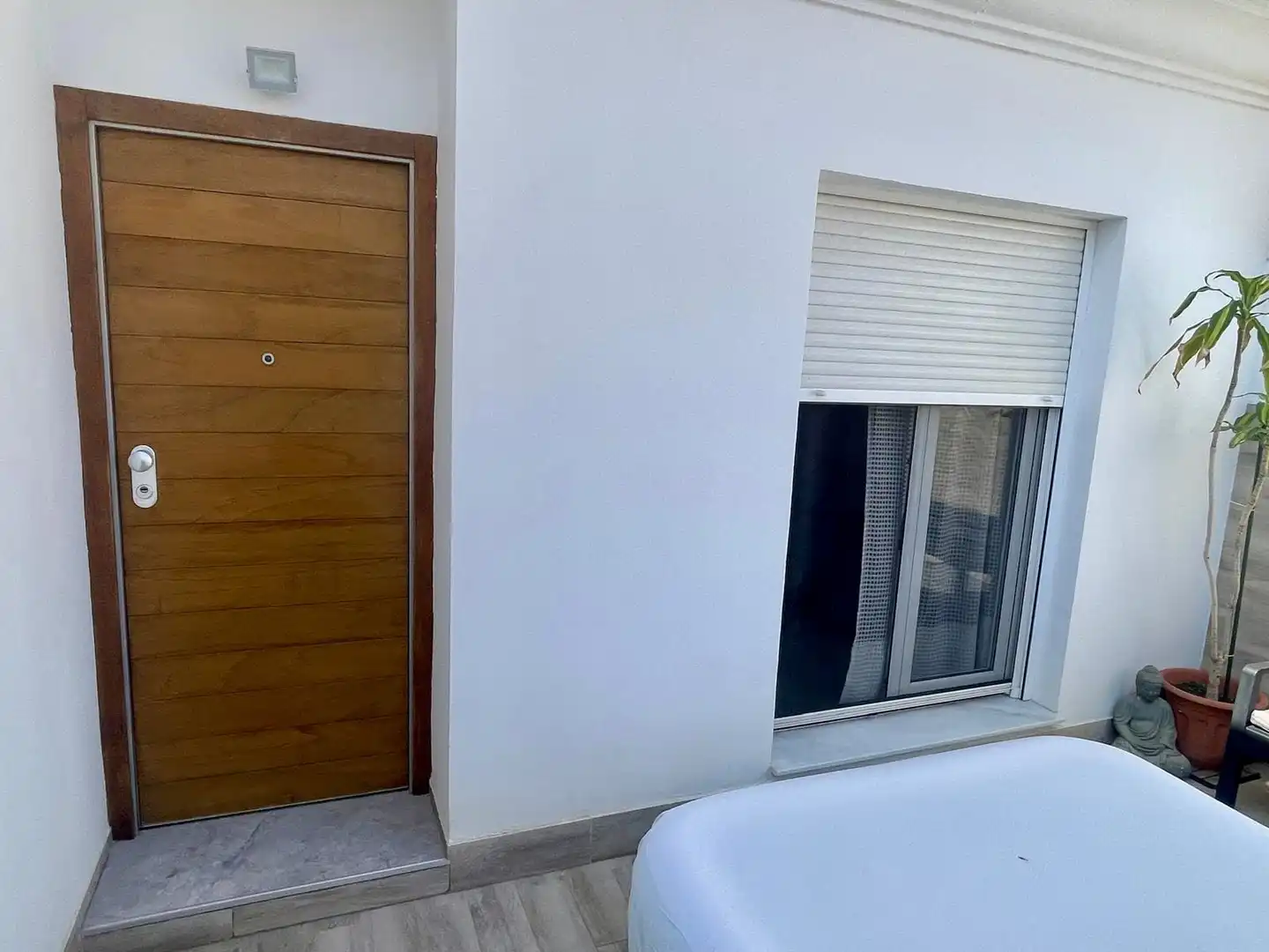 Terraza de Casa adosada en venta en Almería con Aire acondicionado, Parquet y Amueblado