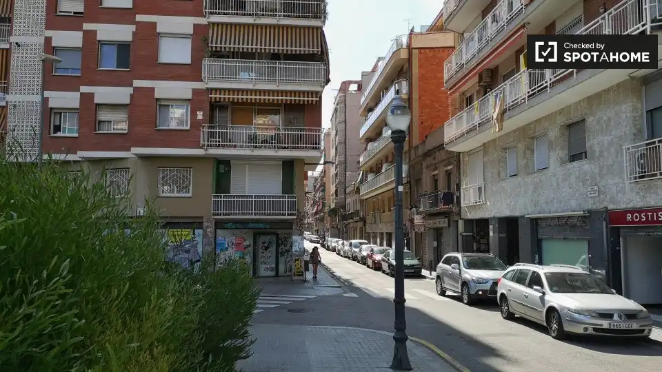Vista exterior de Pis de lloguer en Barcelona amb Aire condicionat, Calefacció i Moblat