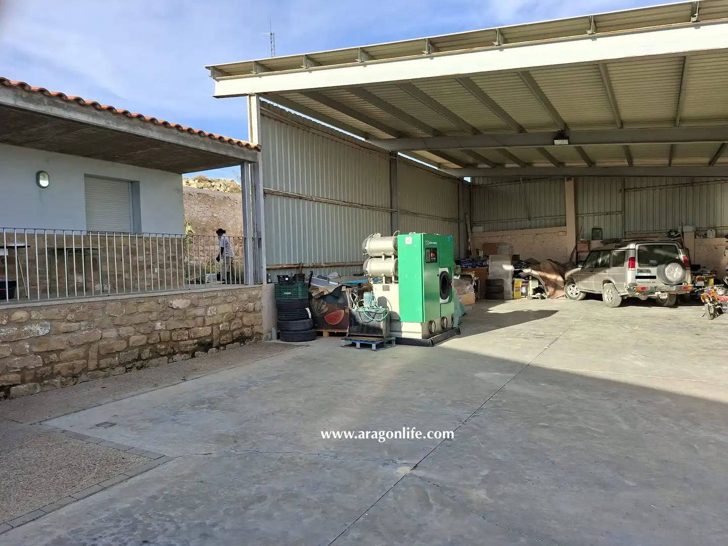 Jardín de Finca rústica en venta en Chiprana con Jardín privado, Amueblado y Horno
