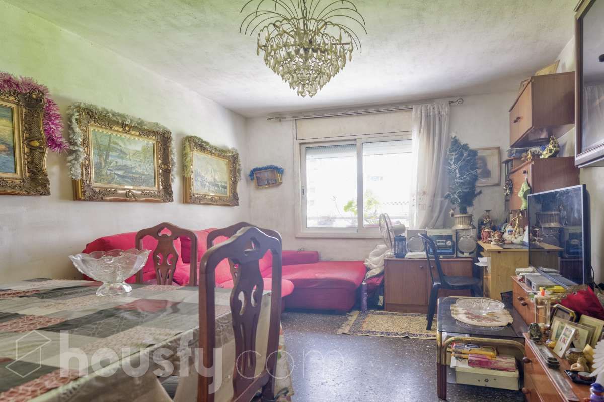Living room of Flat for sale in  Barcelona Capital  with Terrace
