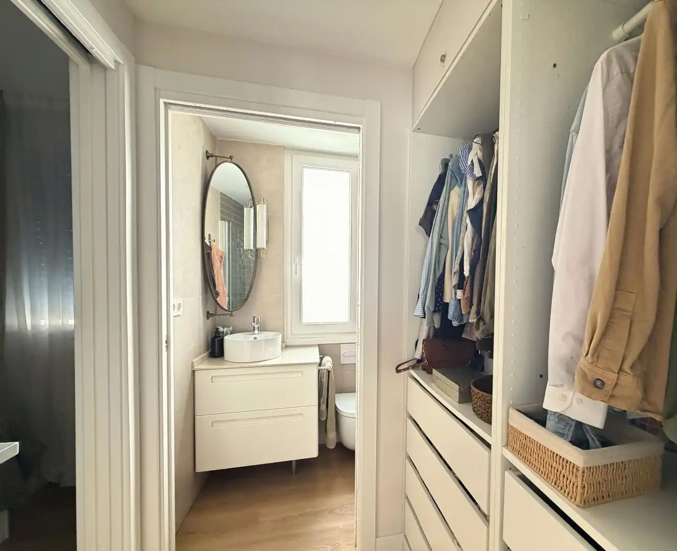 Badezimmer von Wohnung zum Verkauf in Lasarte-Oria mit Klimaanlage, Heizung und Parkett