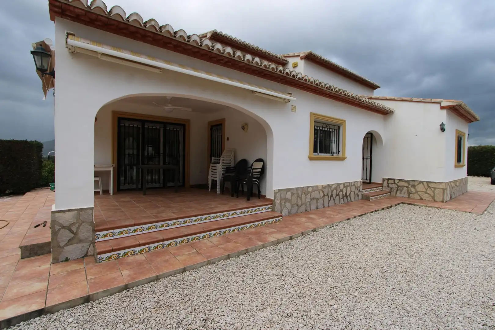 Vista exterior de Casa o xalet en venda en Benidoleig amb Aire condicionat, Calefacció i Jardí privat