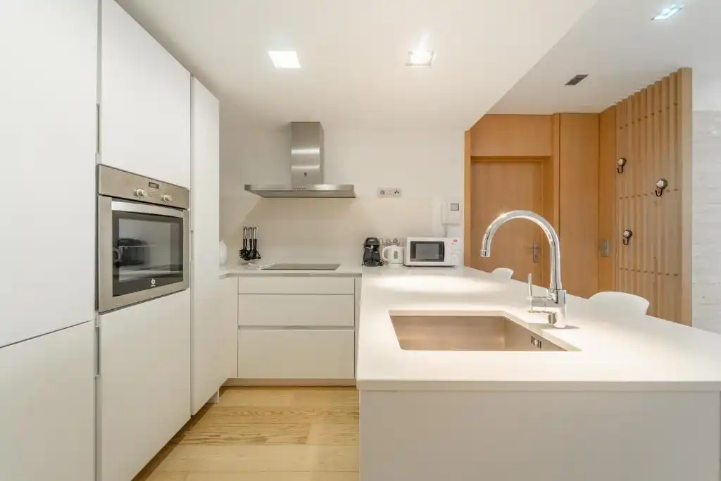 Cuina de Apartament en venda en Alicante / Alacant amb Aire condicionat, Calefacció i Parquet