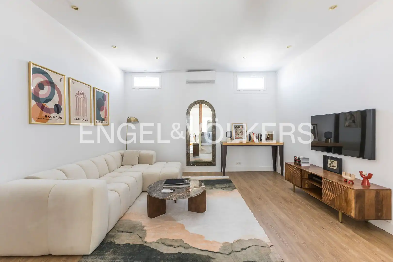 Wohnzimmer von Maisonette zur Miete in Madrid mit Klimaanlage und Heizung