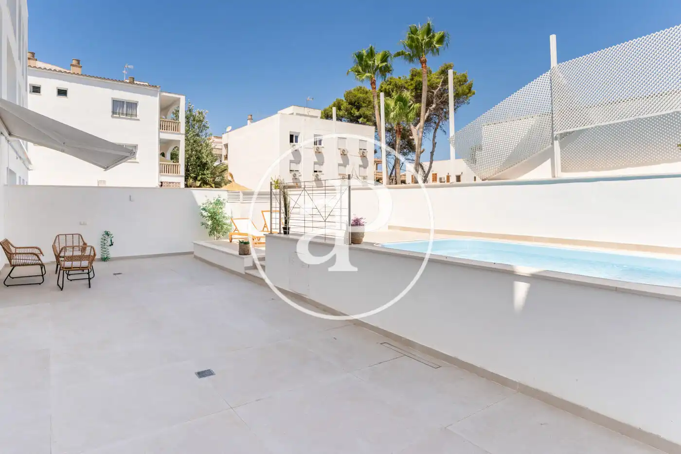 Vista exterior de Piso de alquiler en Ses Salines con Aire acondicionado, Calefacción y Terraza