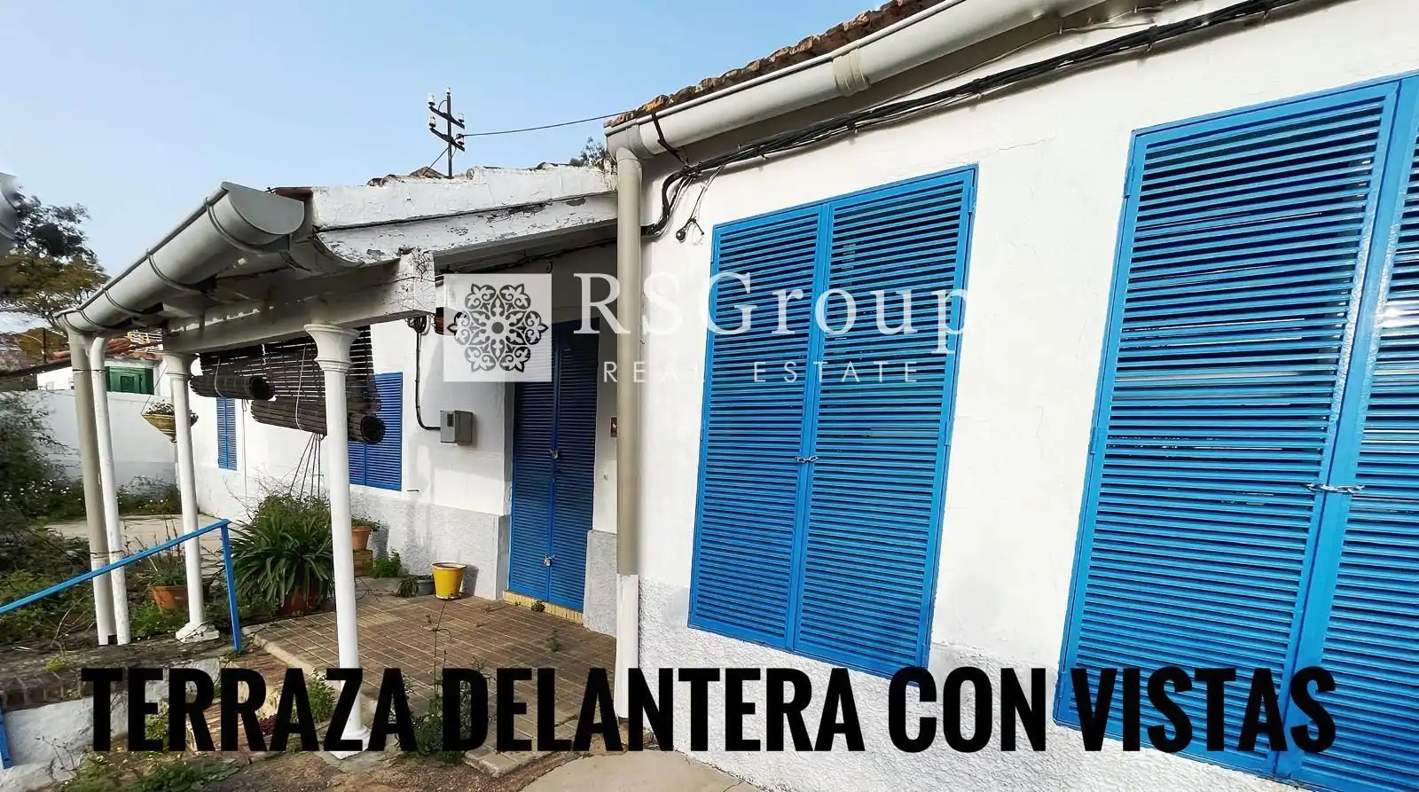 Vista exterior de Casa o xalet en venda en Población de Arroyo