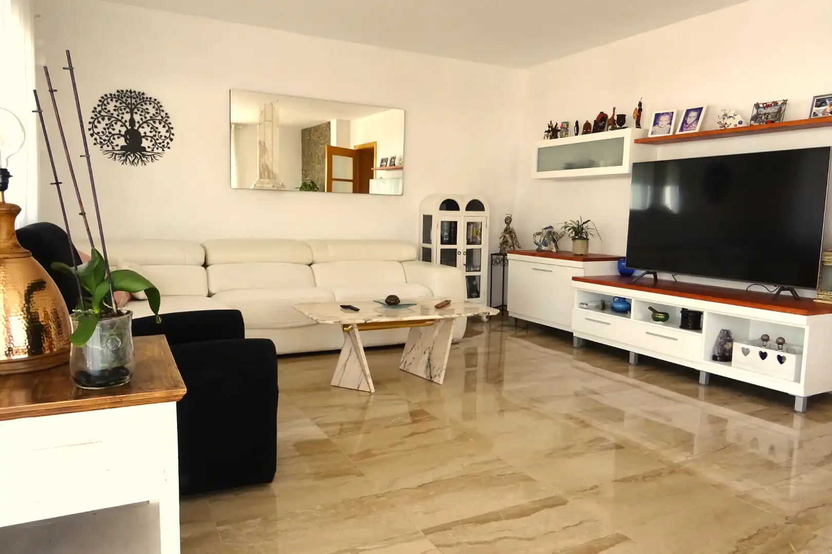 Living room of Detached homes for sale in Sant Quirze del Vallès  with Heating, Private garden and Parquet flooring