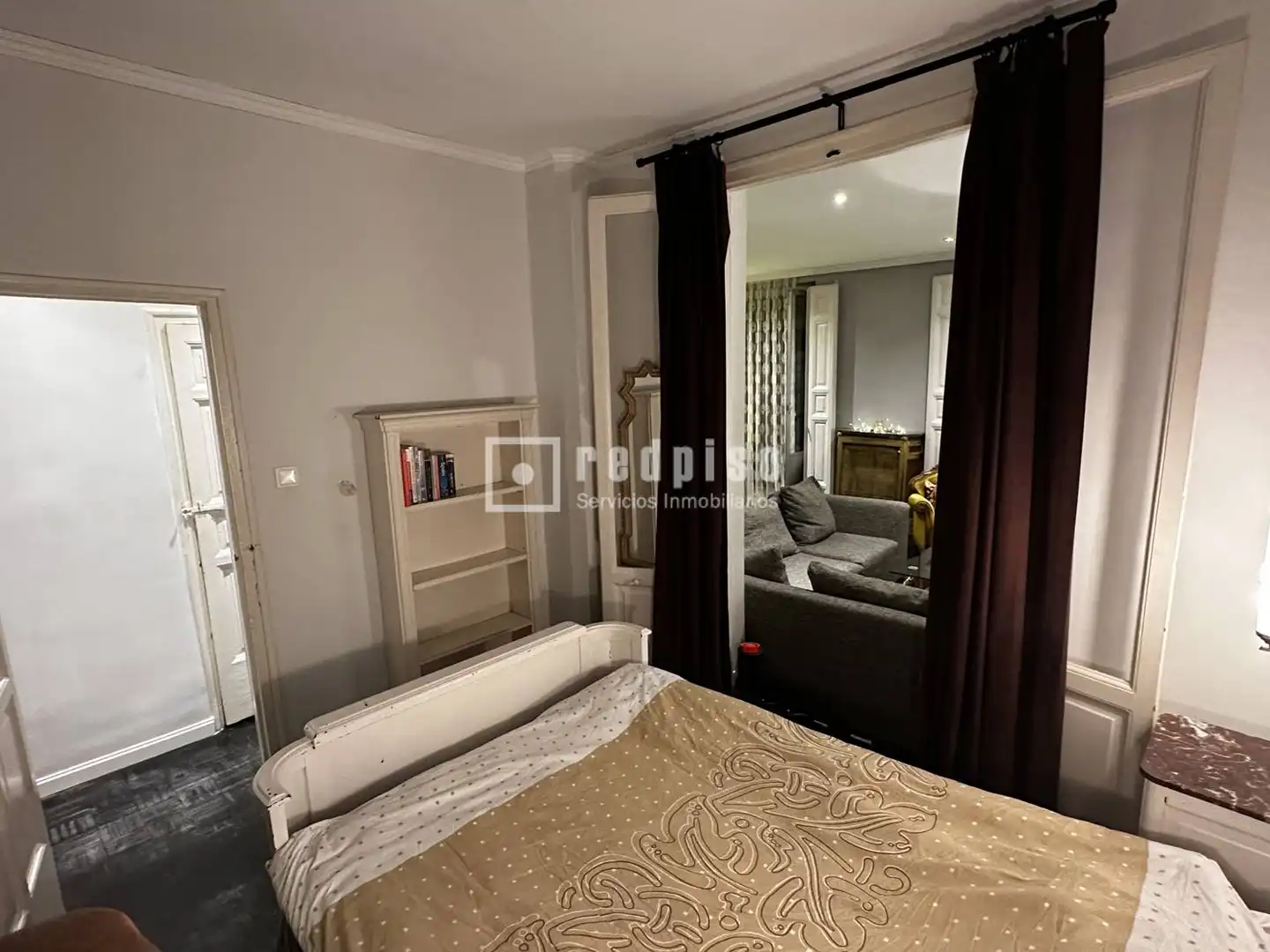 Habitación de Apartamento de alquiler en Madrid con Aire acondicionado, Calefacción y Amueblado