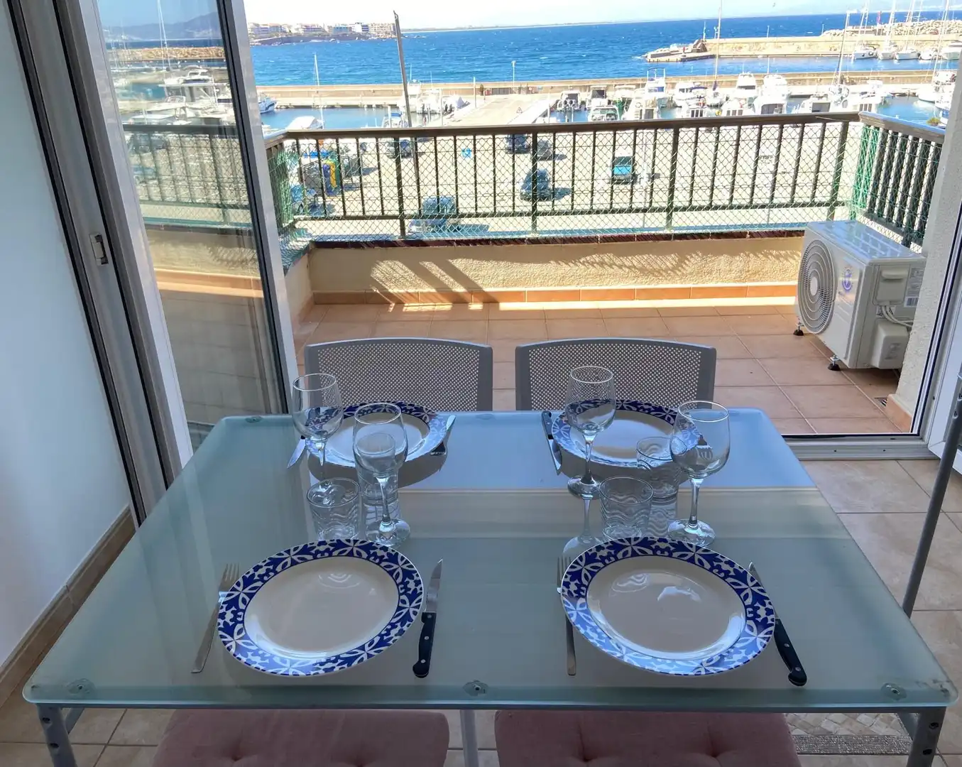 Terraza de Apartamento de alquiler en L'Escala