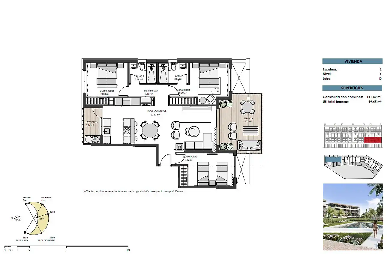 Appartement compact avec terrasse à vendre à Mar Menor Golf, imagen 28
