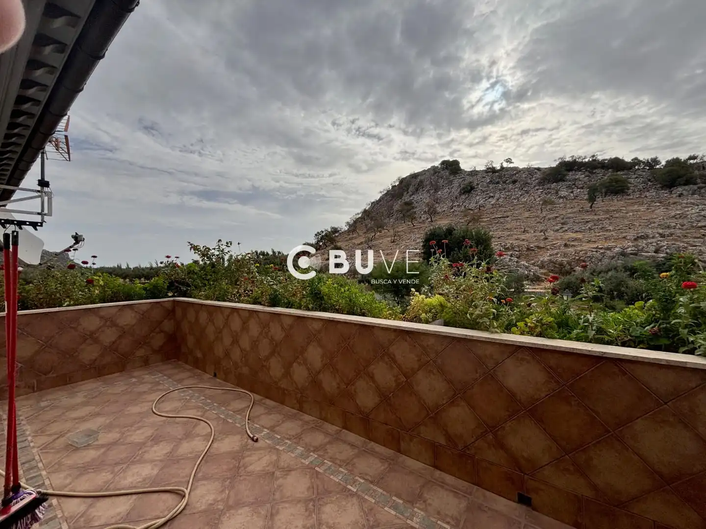 Terrassa de Casa o xalet en venda en Cuevas del Becerro amb Aire condicionat, Calefacció i Jardí privat