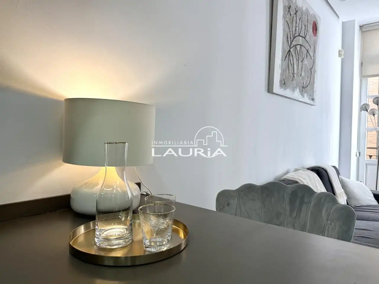 Sala d'estar de Pis de lloguer en Valencia amb Aire condicionat, Terrassa i Traster