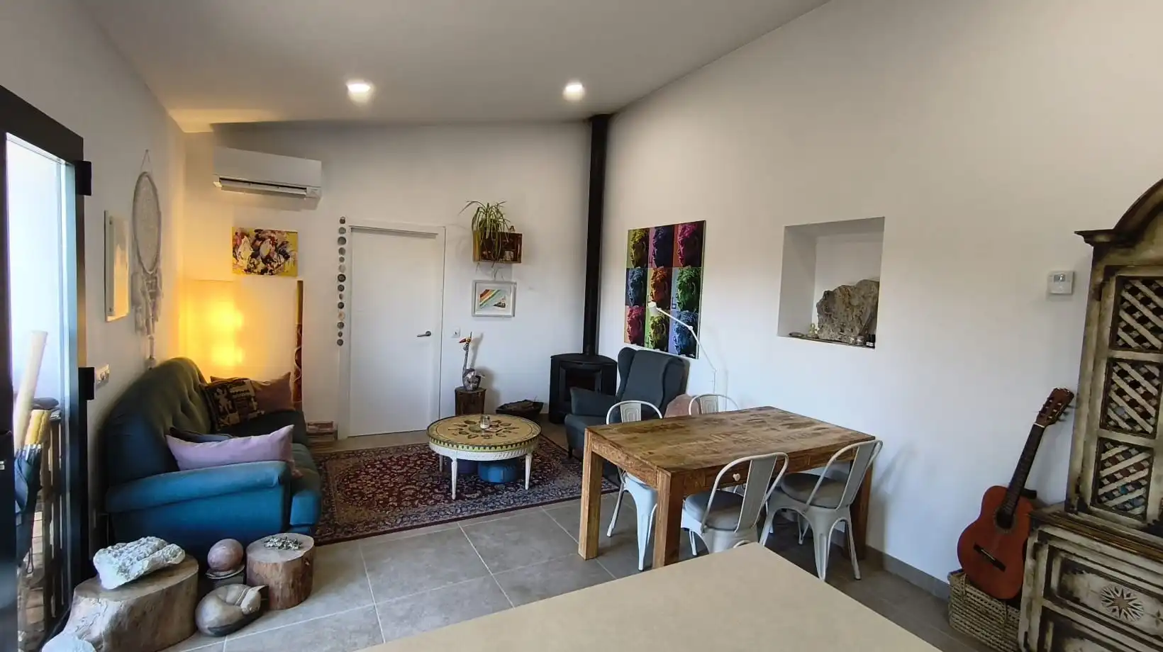 Living room of Houses for sale in Binissalem  with Air Conditioner, Heating and Private garden