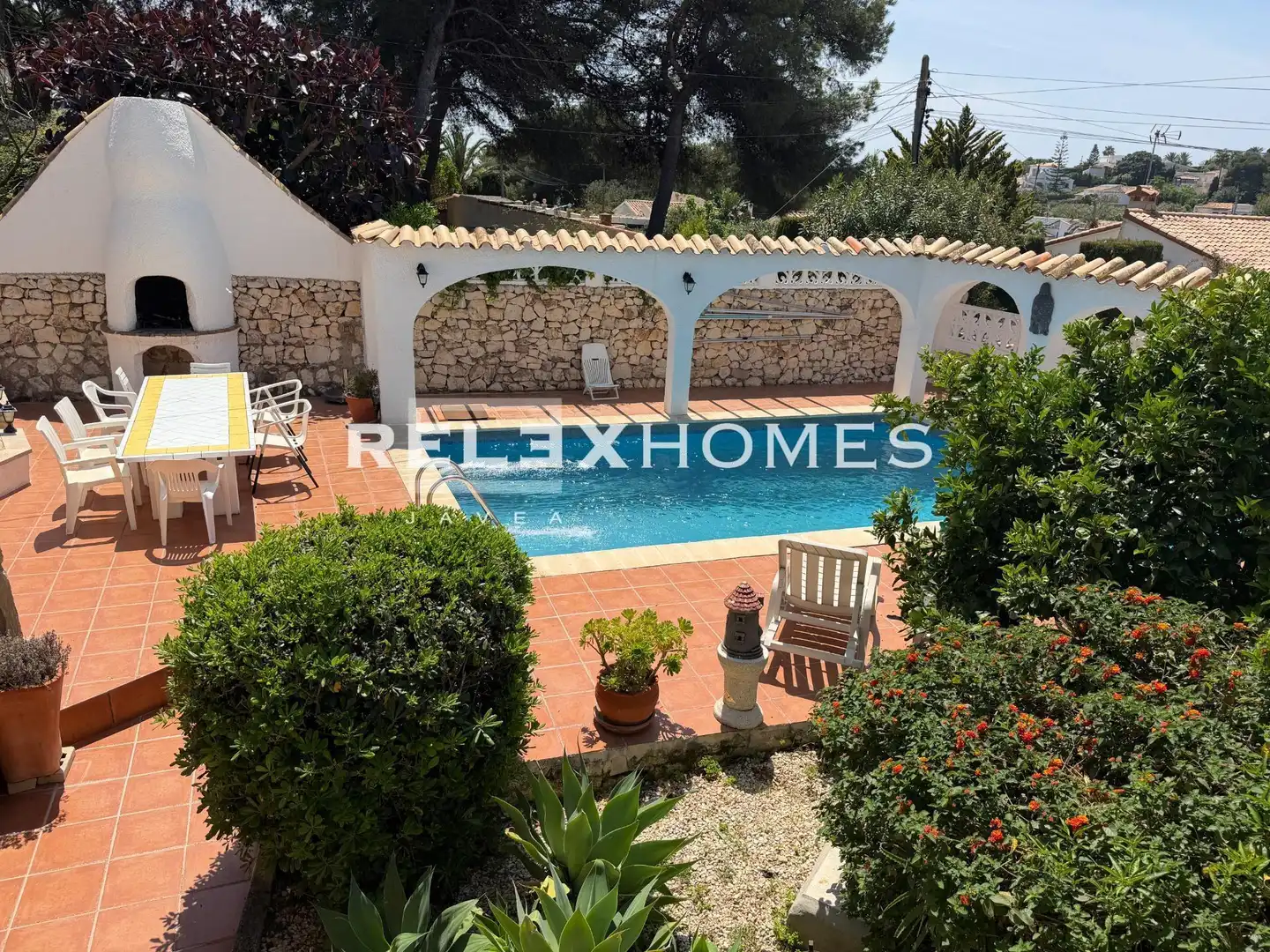 Exterior view of Houses for sale in Jávea / Xàbia  with Private garden, Terrace and Swimming Pool