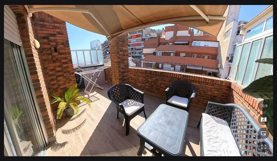 Terraza de Ático en venta en Alicante / Alacant con Aire acondicionado, Terraza y Horno