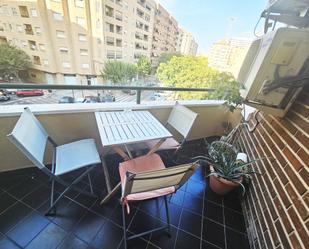 Terrace of Flat to rent in  Valencia Capital  with Air Conditioner and Balcony