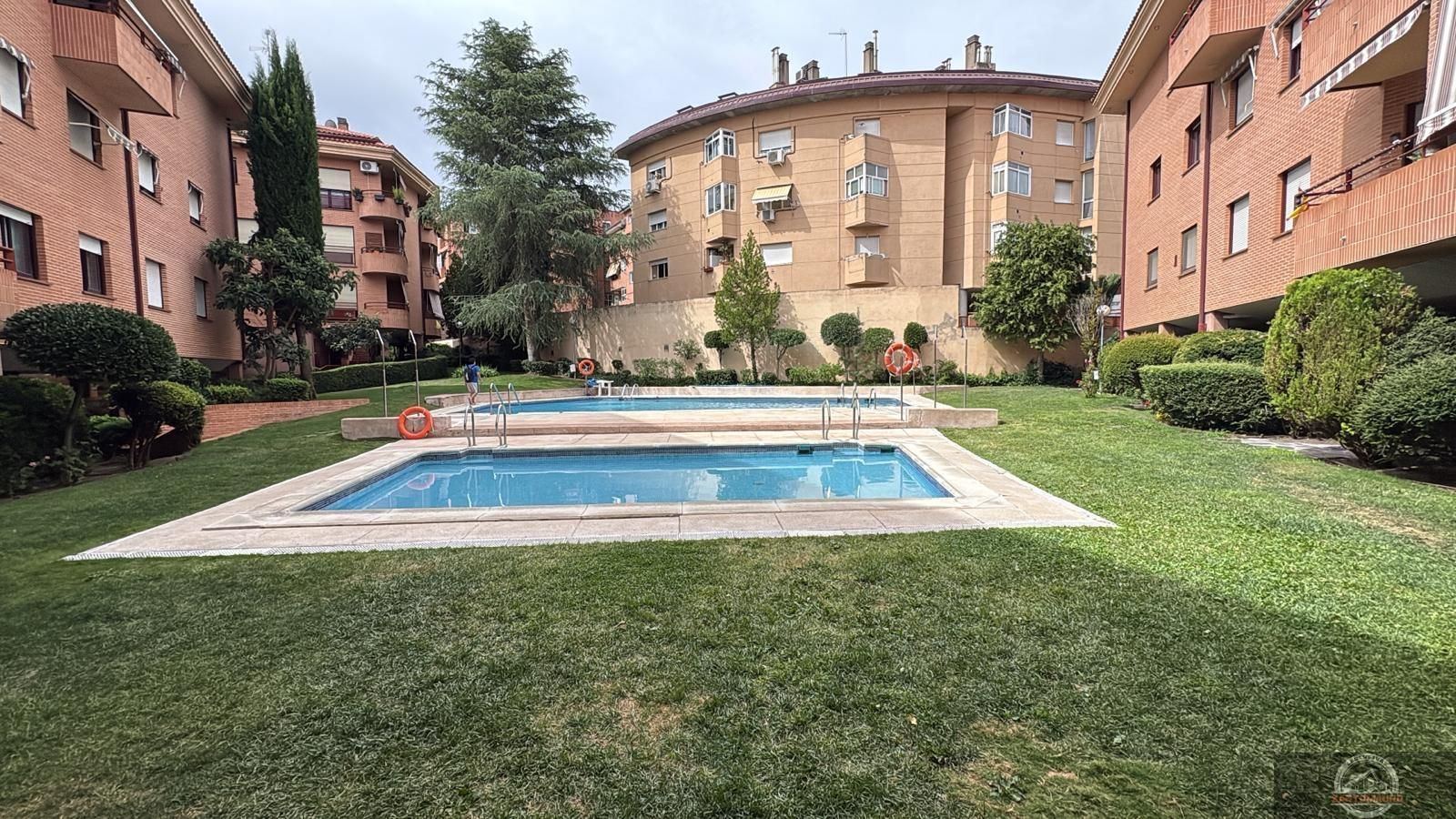 Swimming pool of Flat for sale in Galapagar  with Air Conditioner, Heating and Parquet flooring