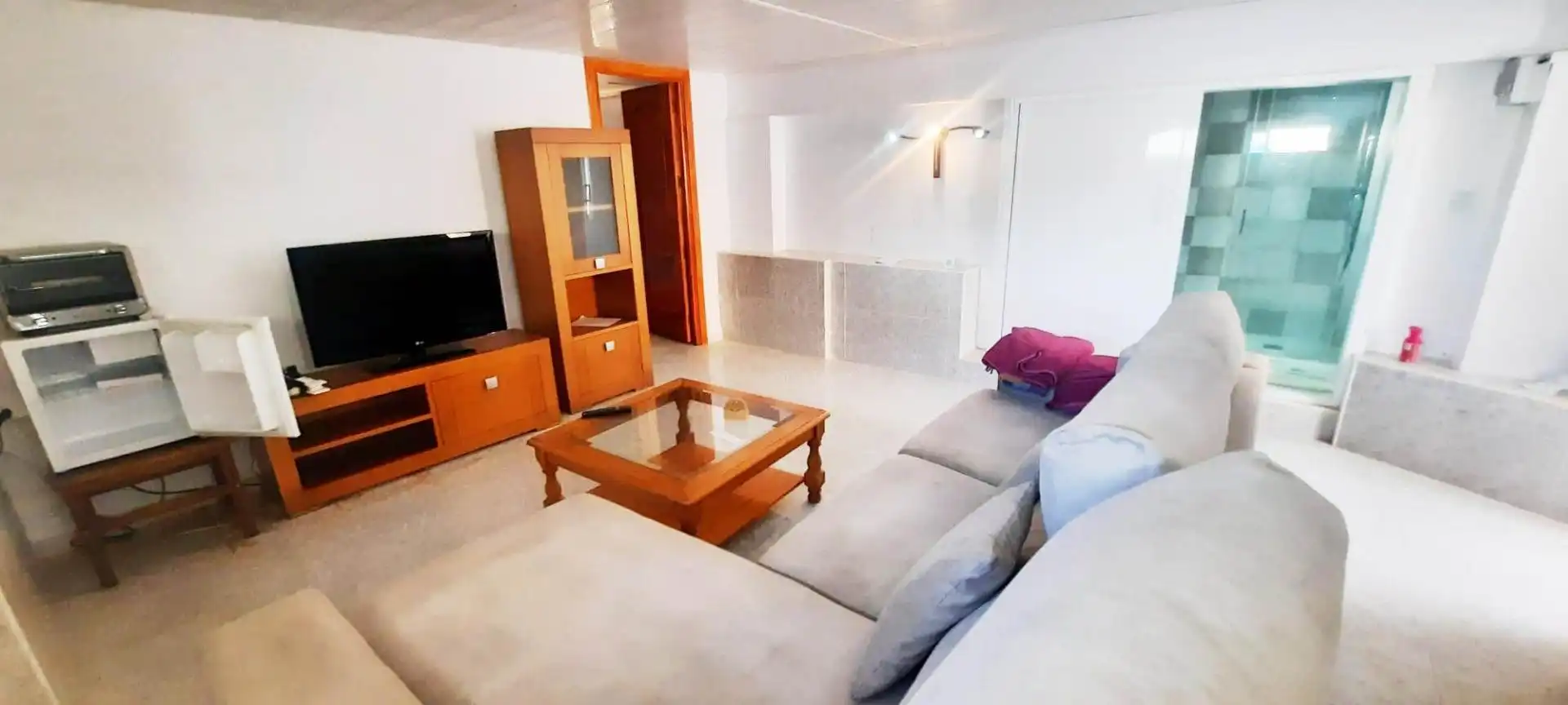 Sala de estar de Casa o chalet en venta en Mazarrón con Aire acondicionado, Calefacción y Jardín privado