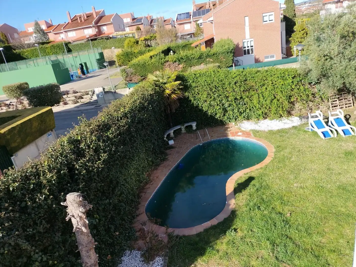 Piscina de Casa o chalet en venta en Villalobón con Calefacción, Jardín privado y Parquet