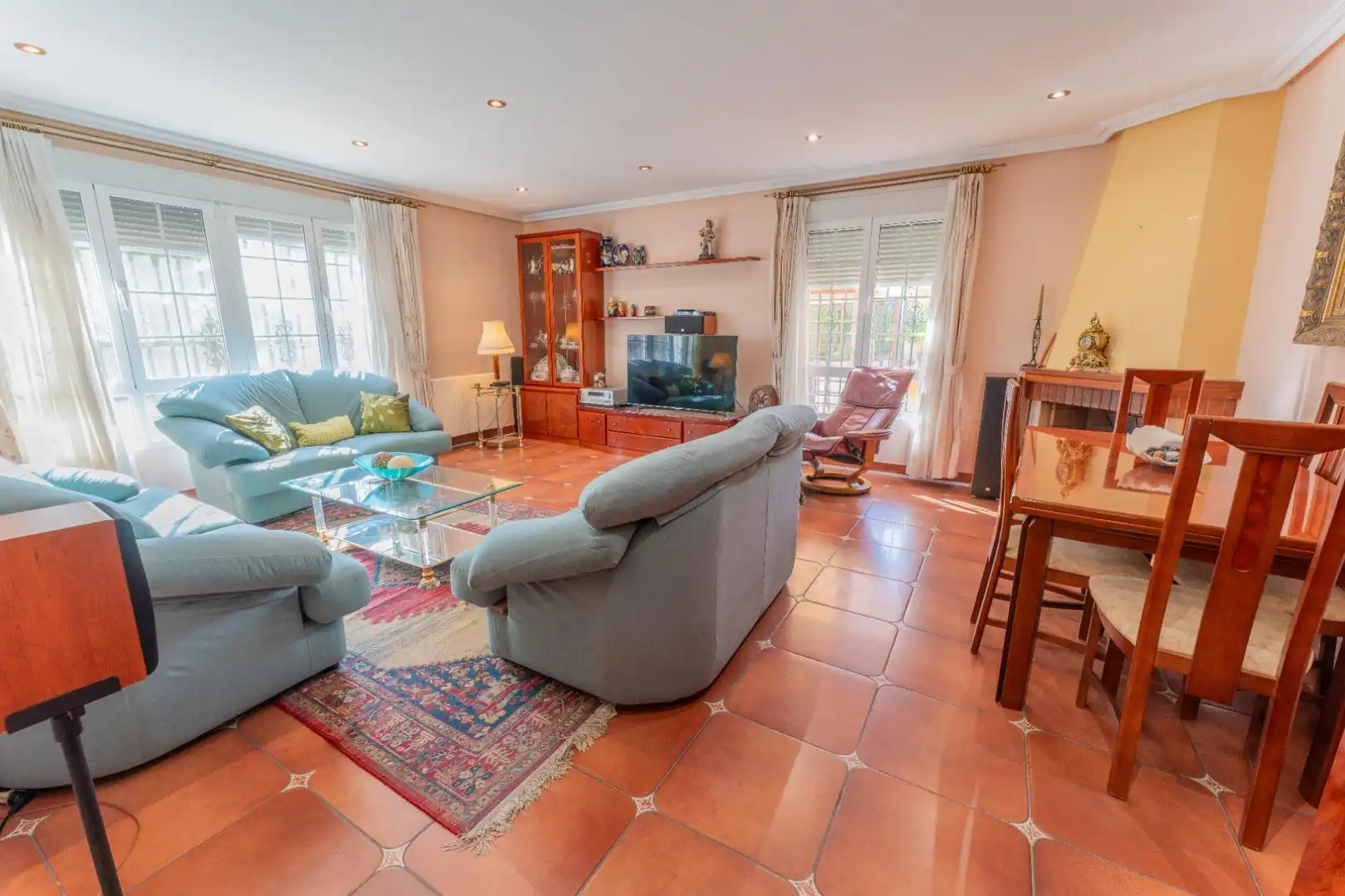 Sala de estar de Casa o chalet en venta en Elche / Elx con Trastero, Piscina y Balcón