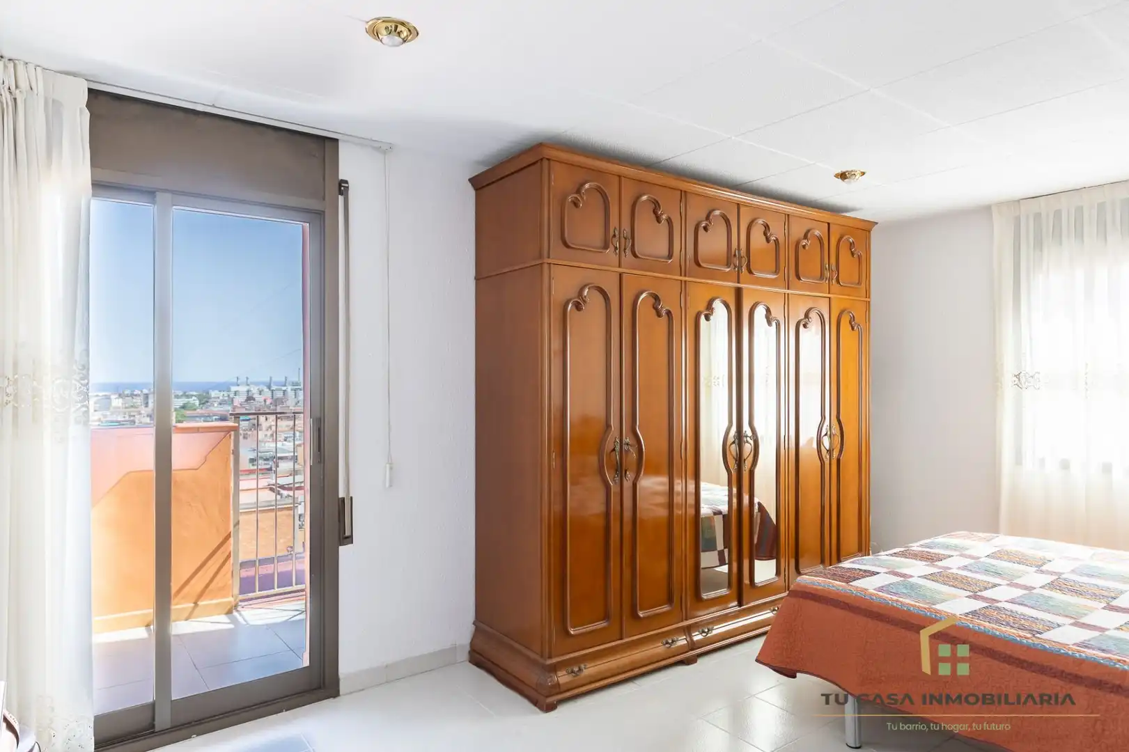 Bedroom of Apartments for sale in Badalona  with Air Conditioner and Heating
