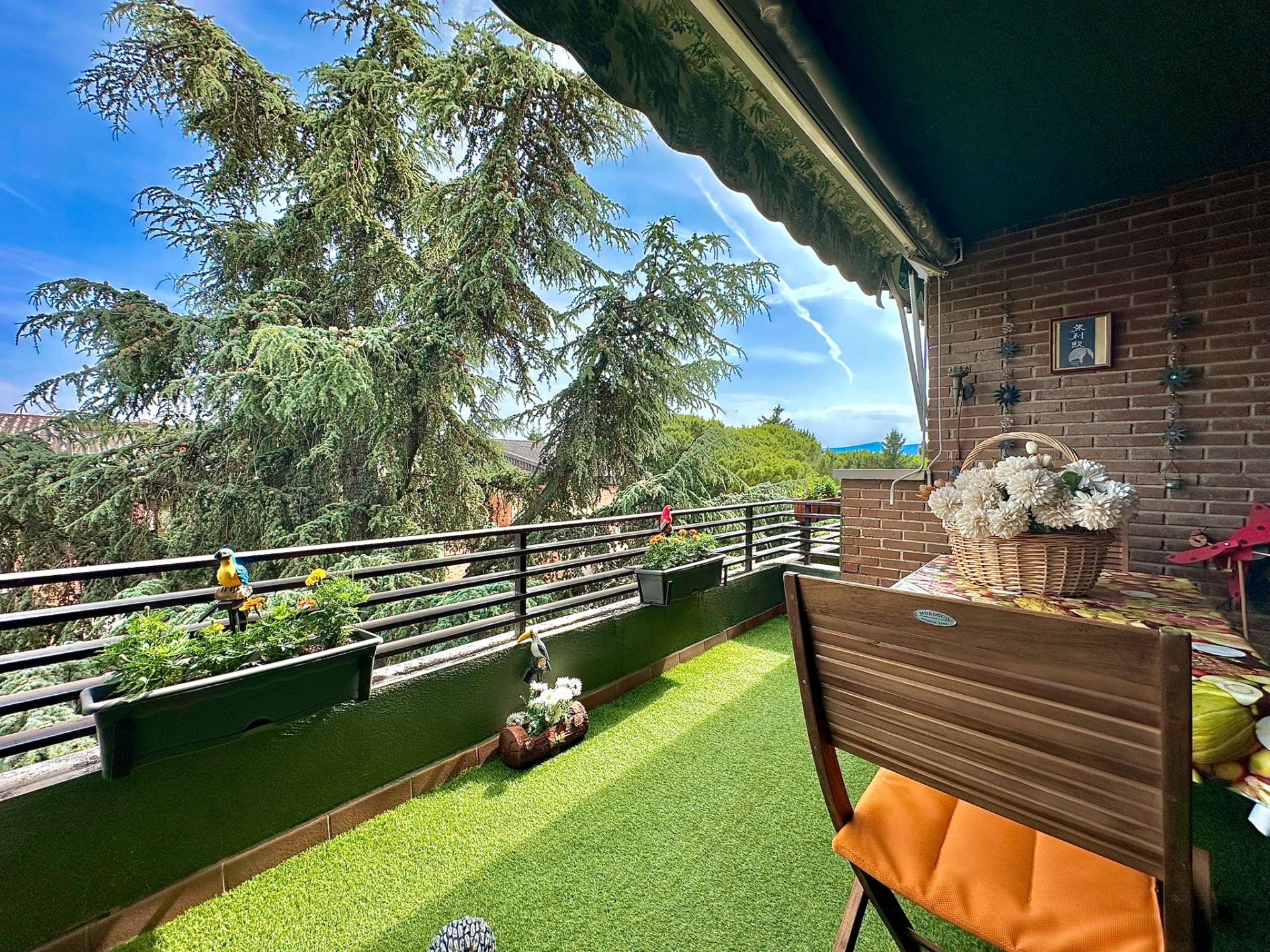 Terrasse von Wohnung zum verkauf in Collado Mediano mit Heizung, Terrasse und Abstellraum