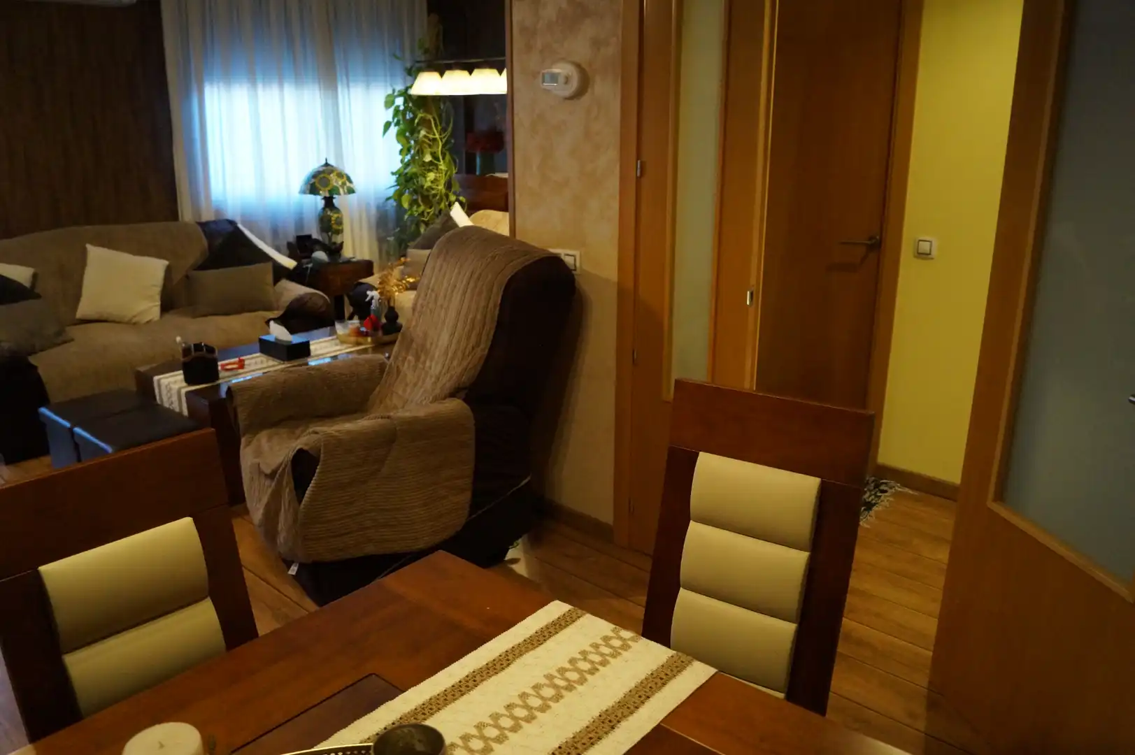 Sala de estar de Casa adosada en venta en Guadalajara con Jardín privado y Piscina