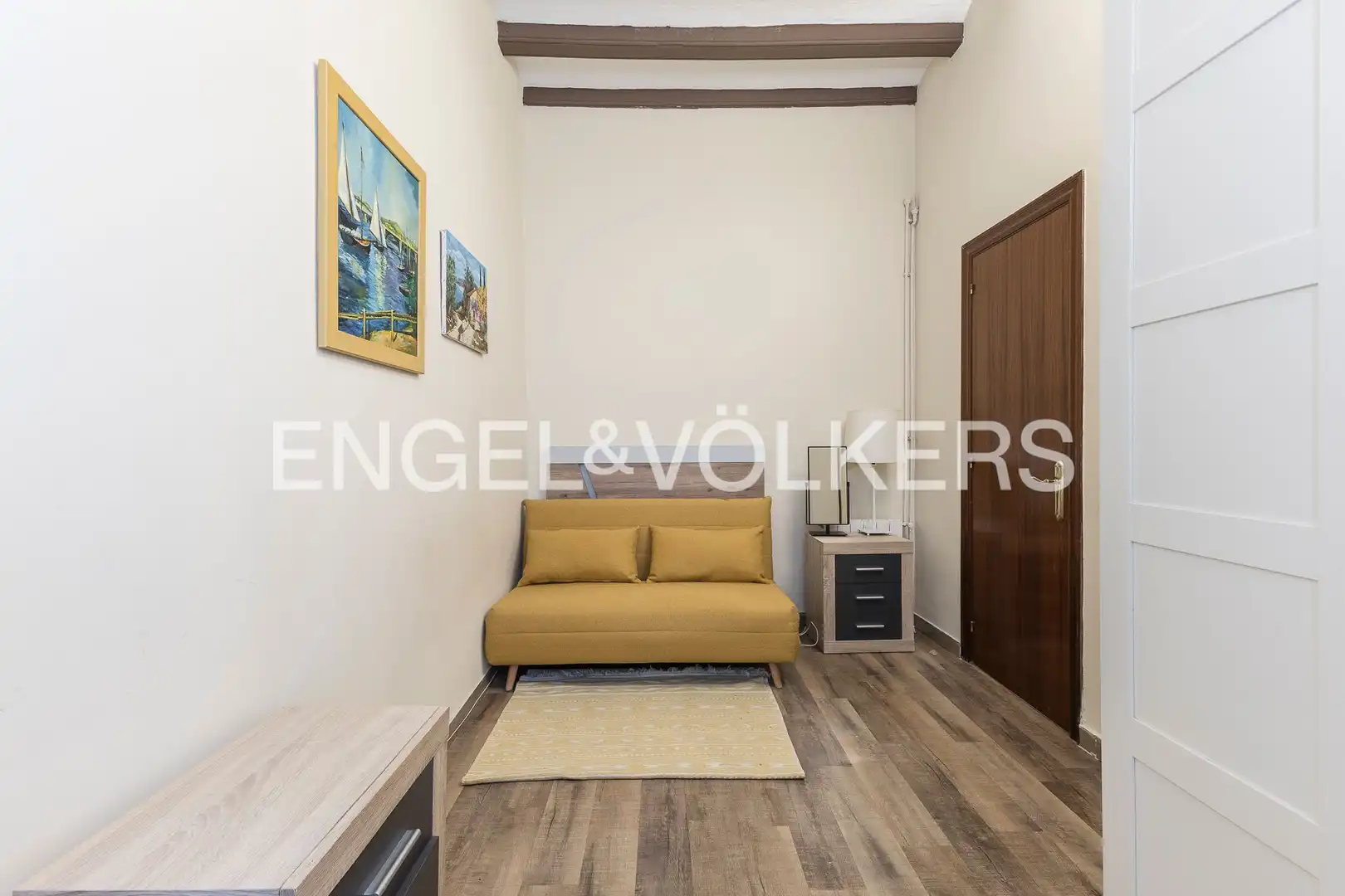 Wohnzimmer von Wohnung zum Verkauf in Barcelona mit Heizung und Terrasse