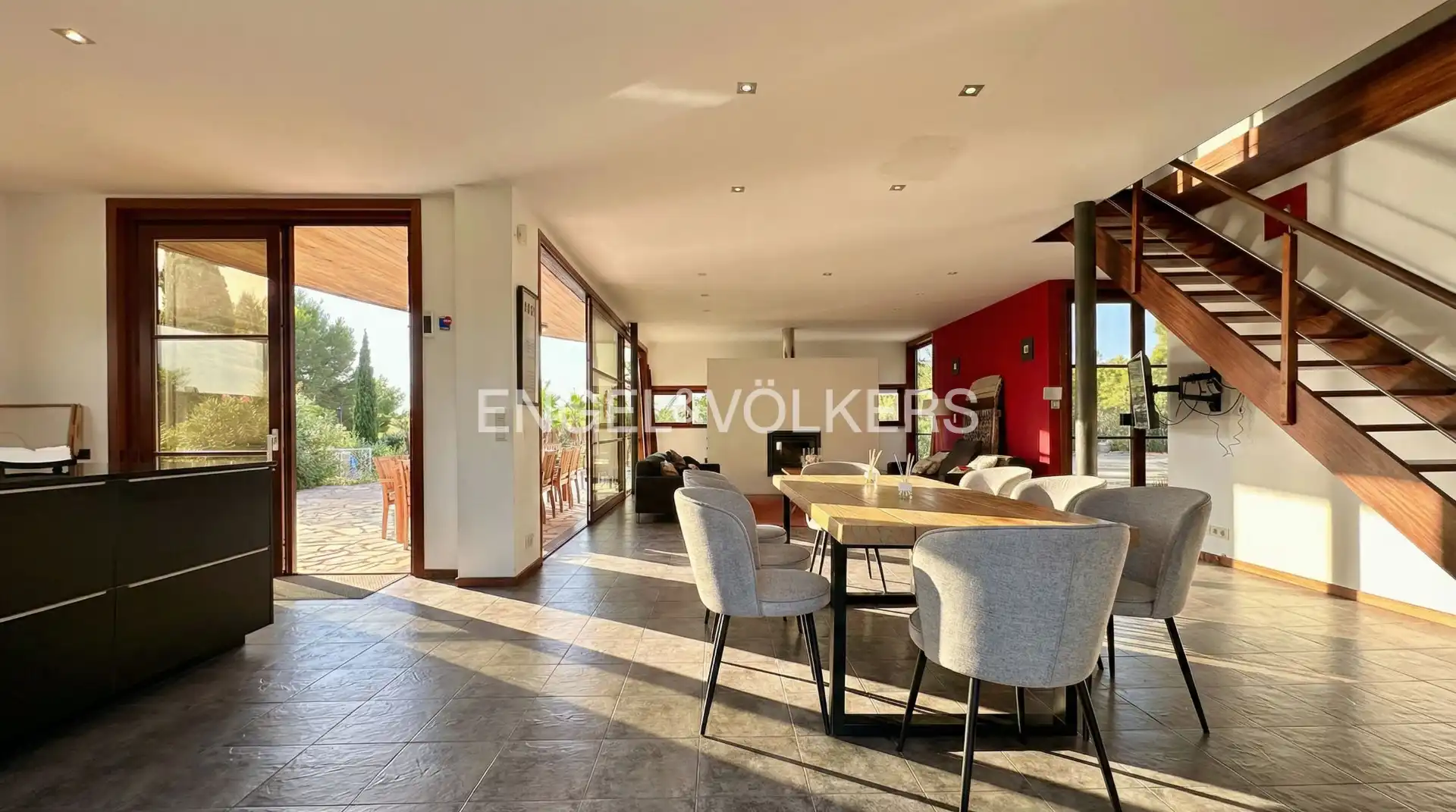 Comedor de Casa o chalet en venta en L'Ametlla de Mar  con Aire acondicionado, Jardín privado y Terraza