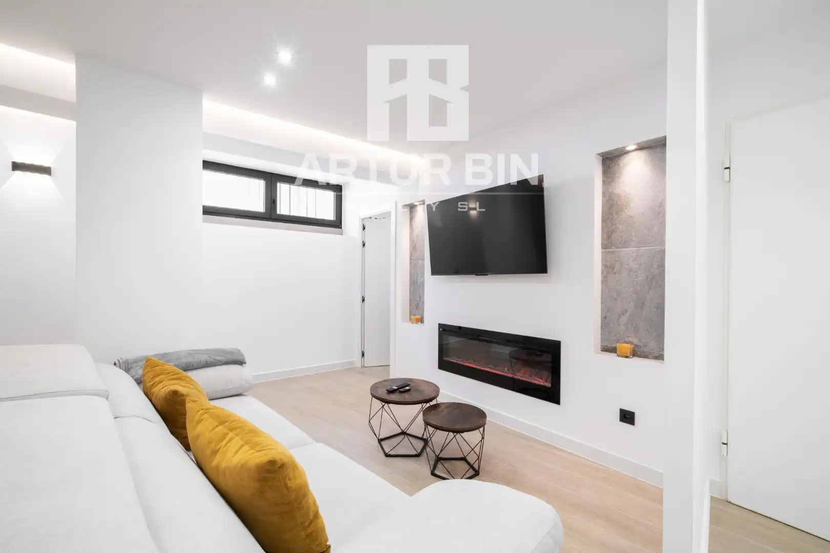 Wohnzimmer von Wohnung zur Miete in Cullera mit Heizung, Terrasse und Balkon