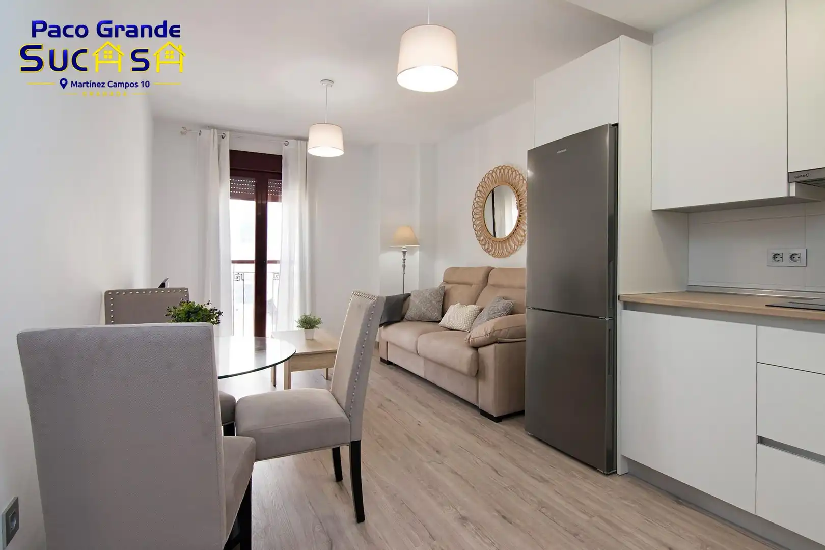 Sala d'estar de Àtic de lloguer en Granada amb Aire condicionat, Calefacció i Terrassa