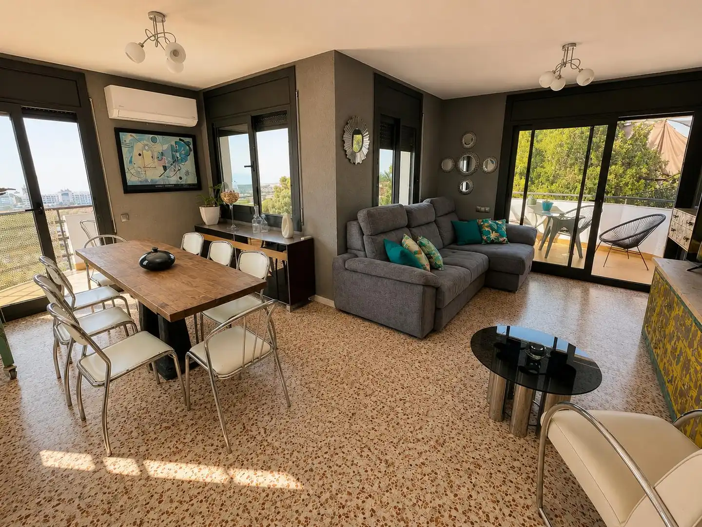 Living room of Houses for sale in Santa Susanna  with Air Conditioner, Heating and Private garden