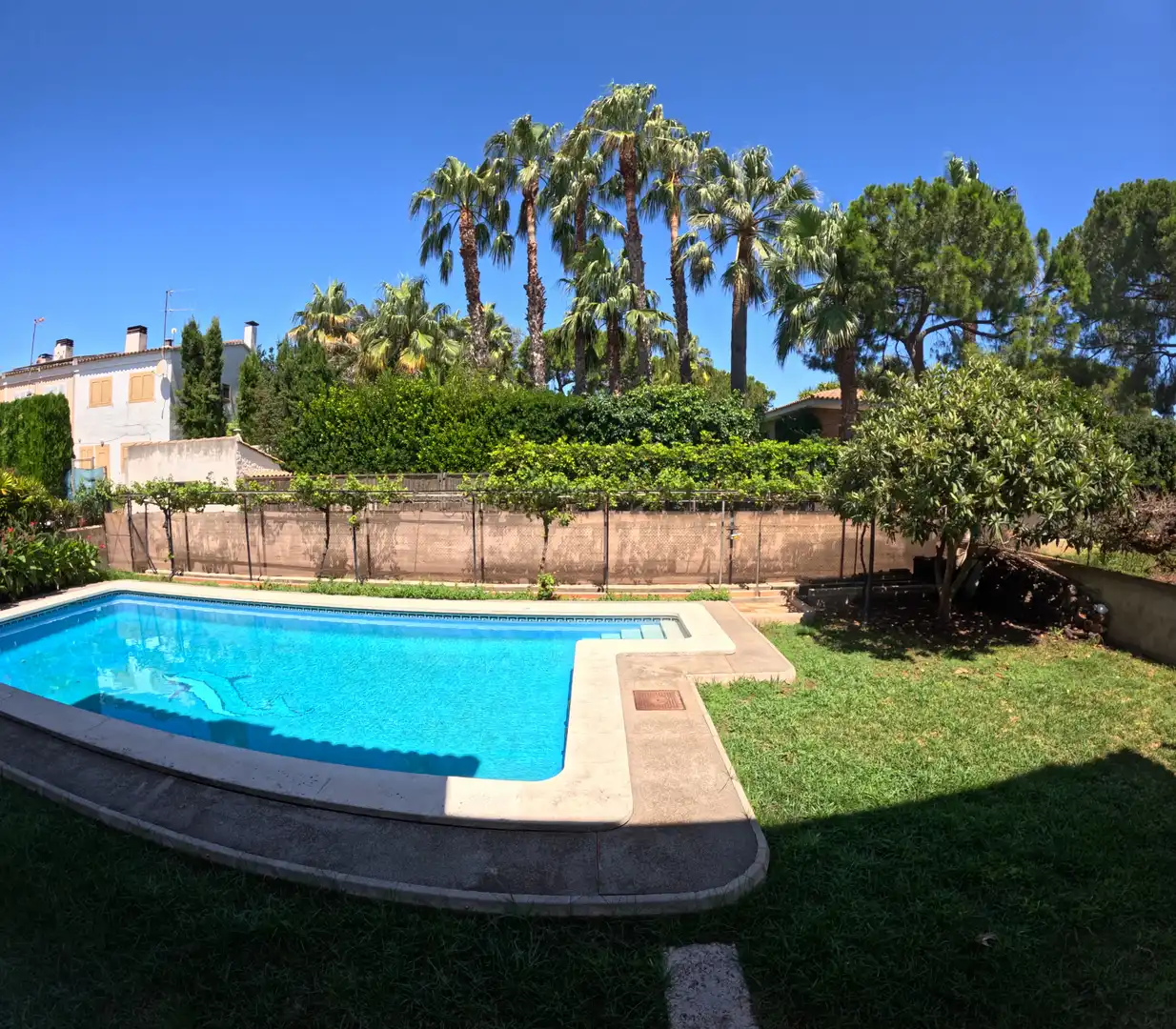 Schwimmbecken von Haus oder Chalet zum Verkauf in Burriana / Borriana mit Heizung, Privatgarten und Terrasse