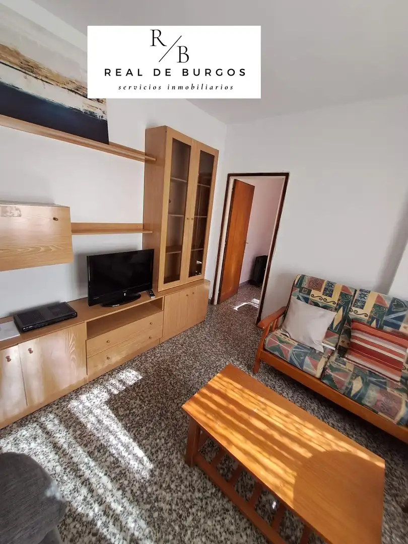 Sala de estar de Piso de alquiler en Valladolid con Calefacción, Terraza y Amueblado