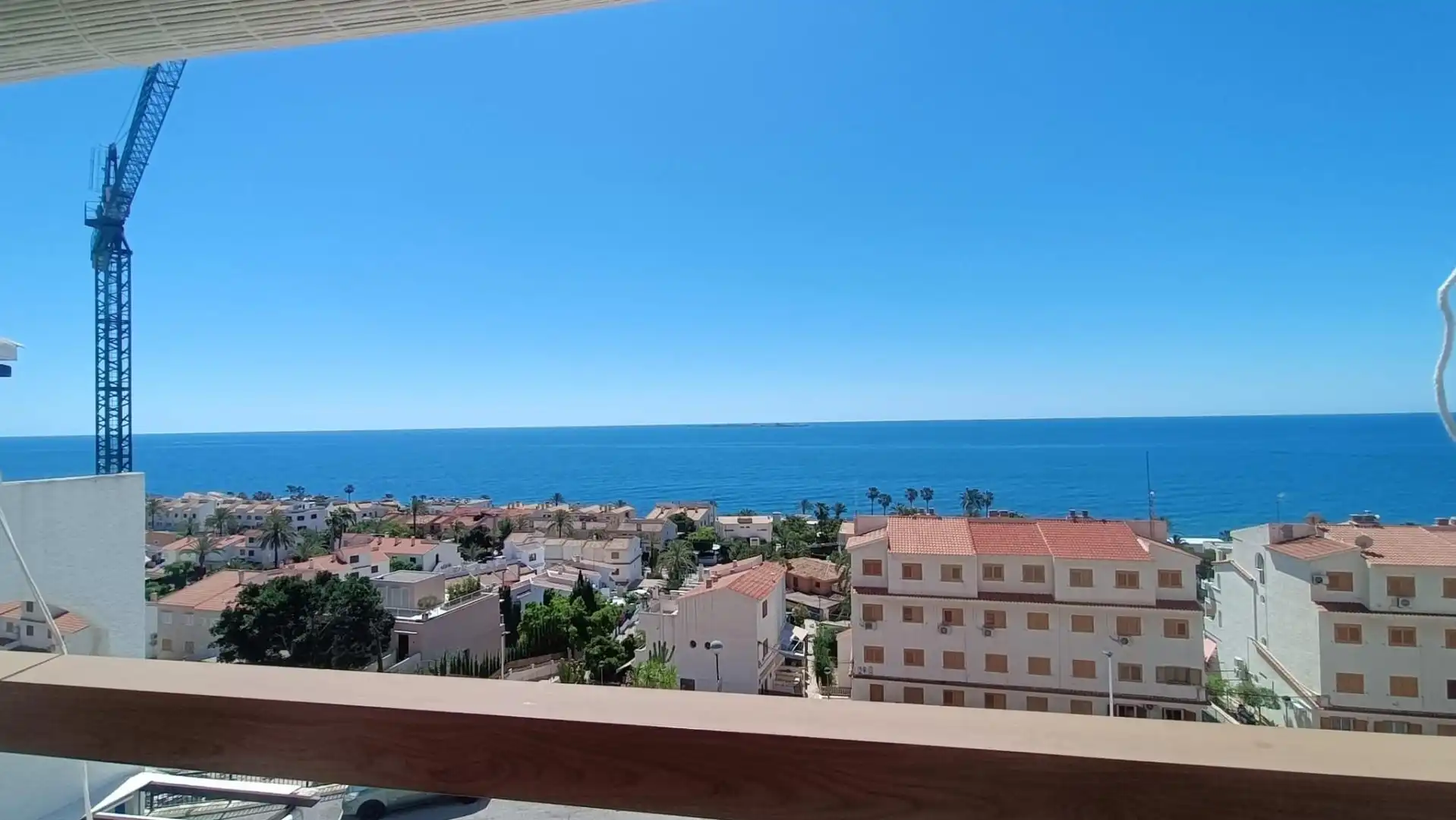 Terrasse von Wohnungen zum Verkauf in Santa Pola mit Klimaanlage und Möbliert