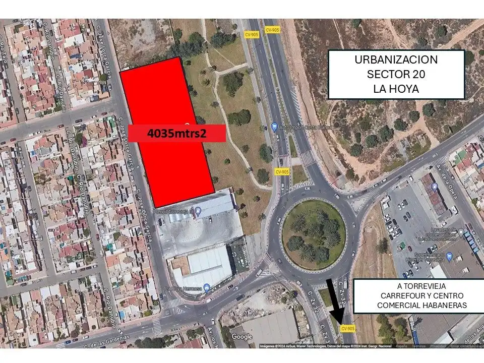 Vista exterior de Terreno industrial en venta en Torrevieja