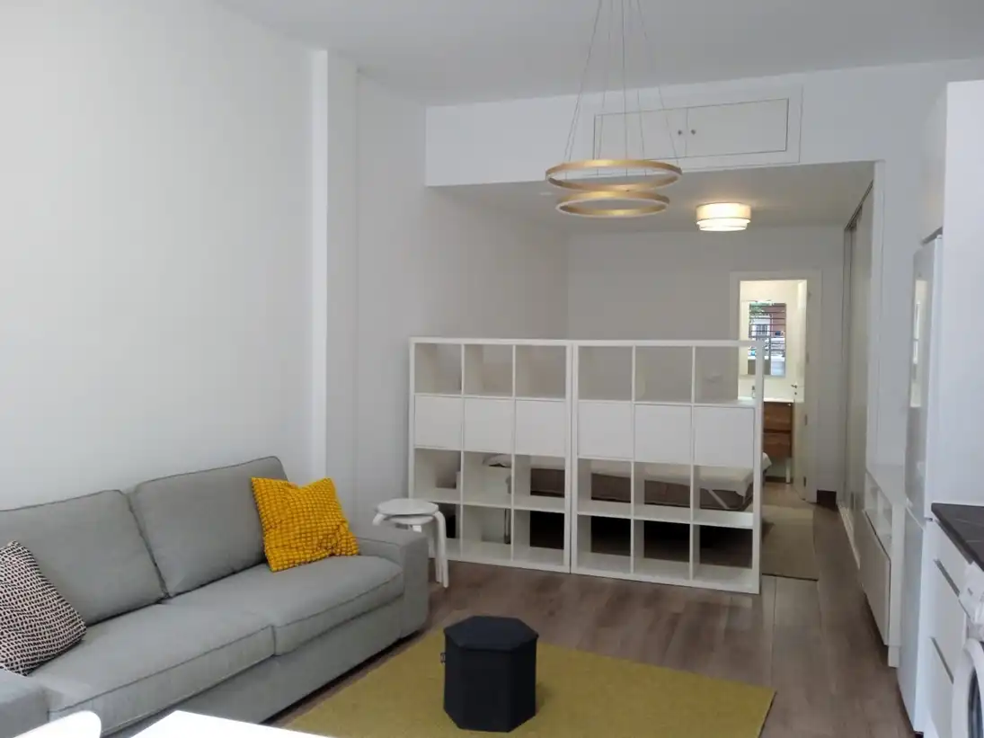 Living room of Ground floor for sale in Madrid  with Heating, Furnished and Washing machine