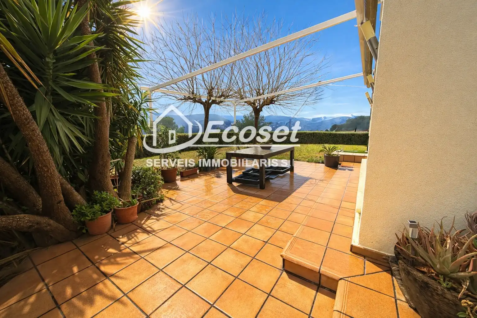 Terrasse von Haus oder Chalet zum Verkauf in Vallirana mit Klimaanlage, Heizung und Privatgarten