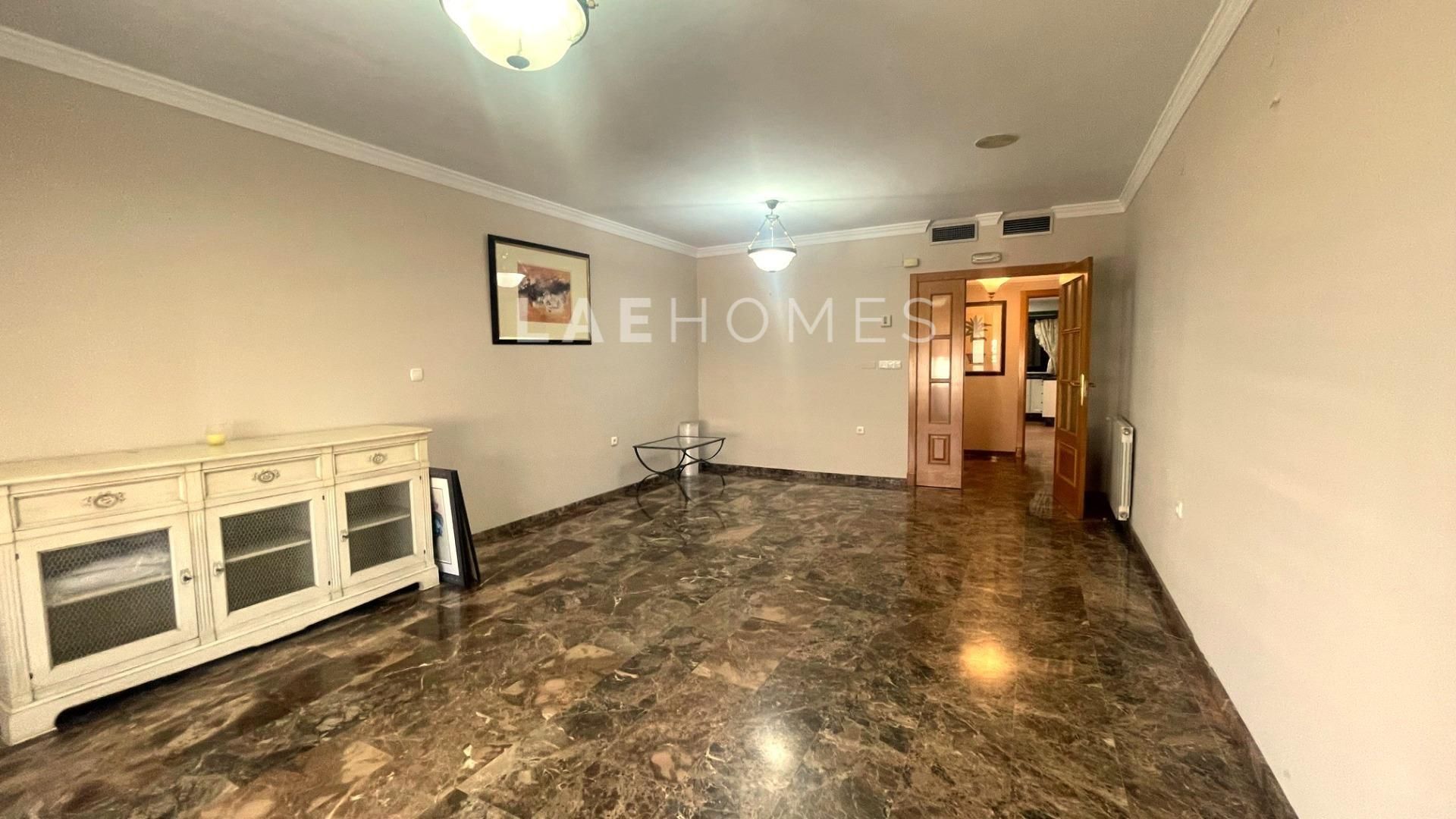 Sala de estar de Piso de alquiler en Málaga Capital con Aire acondicionado, Calefacción y Terraza