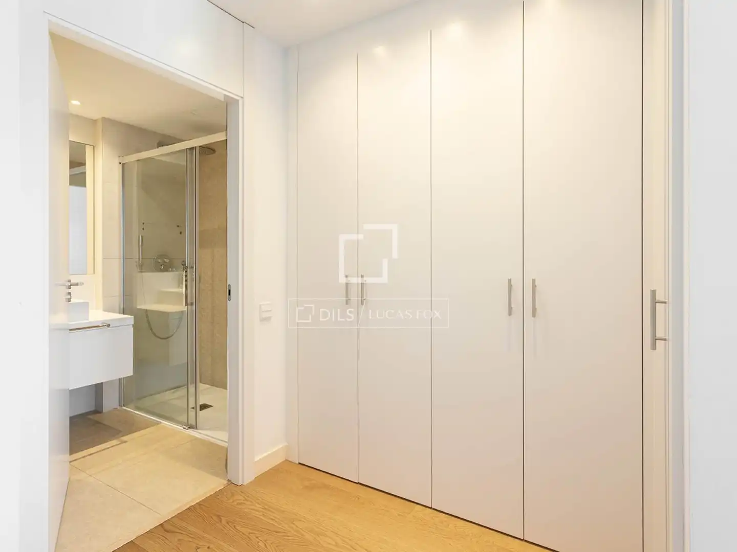 Bedroom of Flat for rent in Barcelona  with Air Conditioner, Heating and Parquet flooring
